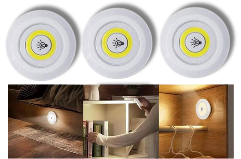 LUCES LED SET 3 CON CONTROL REMOTO